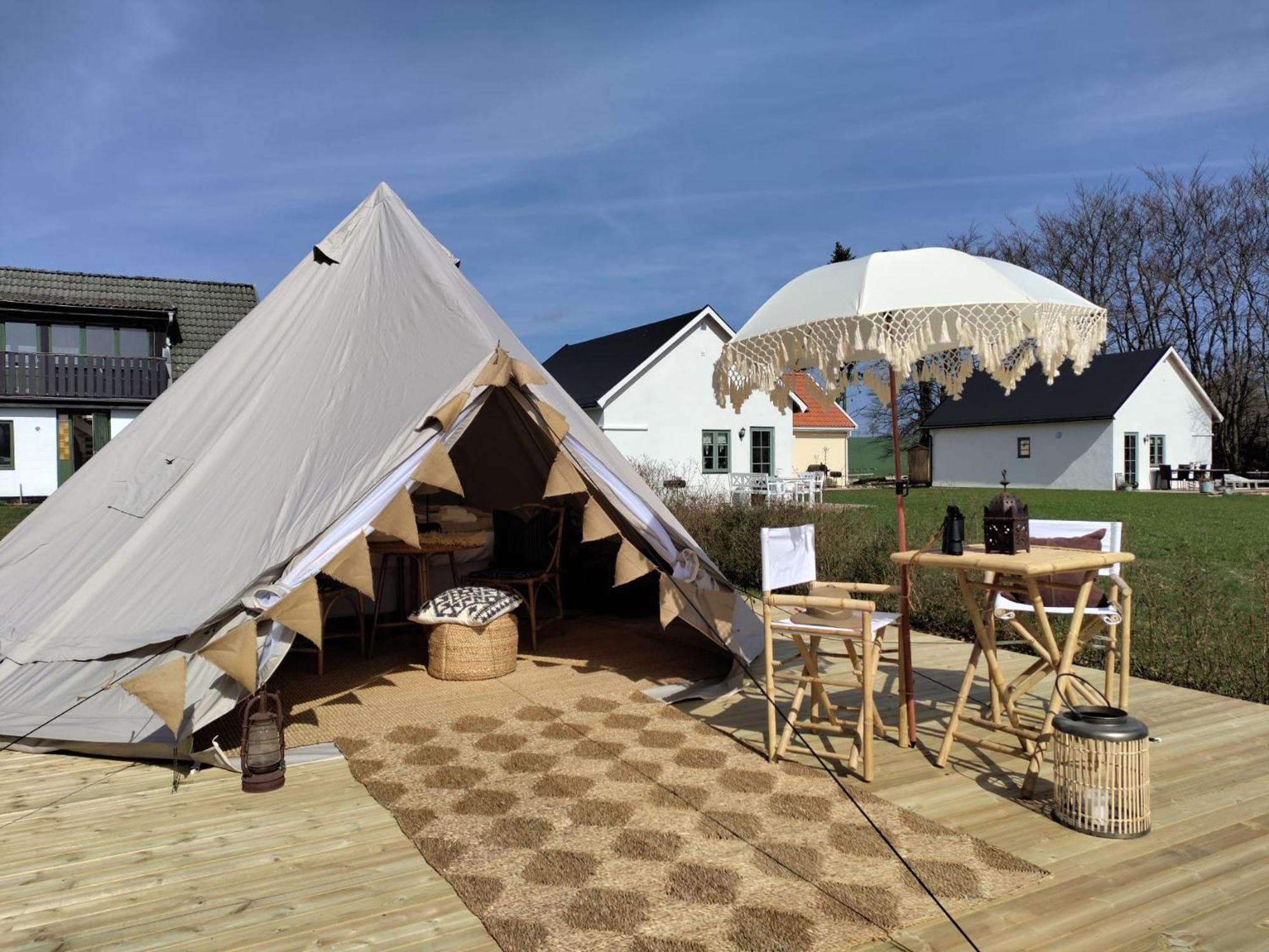 Luxury Tent With Restroom And Shower, Close To The Beach Ystad Kültér fotó